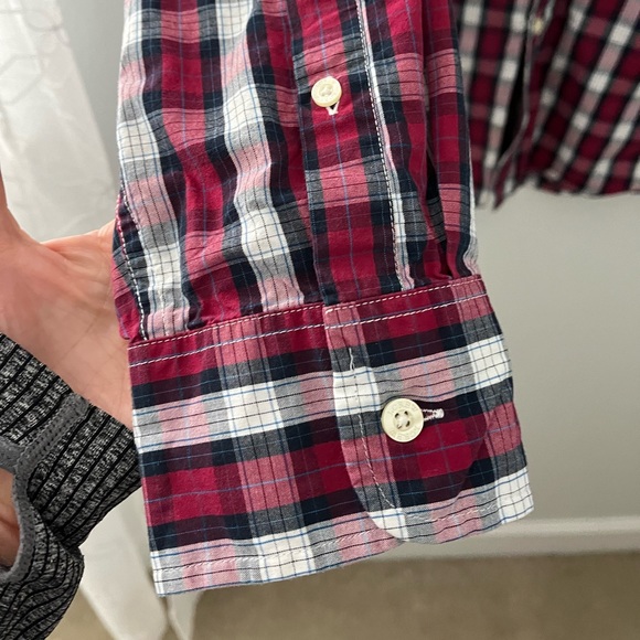 J Crew Factory Button Down Collared Shirt Sz L - Picture 4 of 8